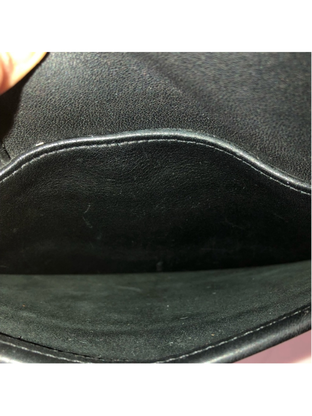 Vintage COACH Black Leather Large Side Pack Turn Lock Shoulder Bag USA 9979 - Picture 16 of 17